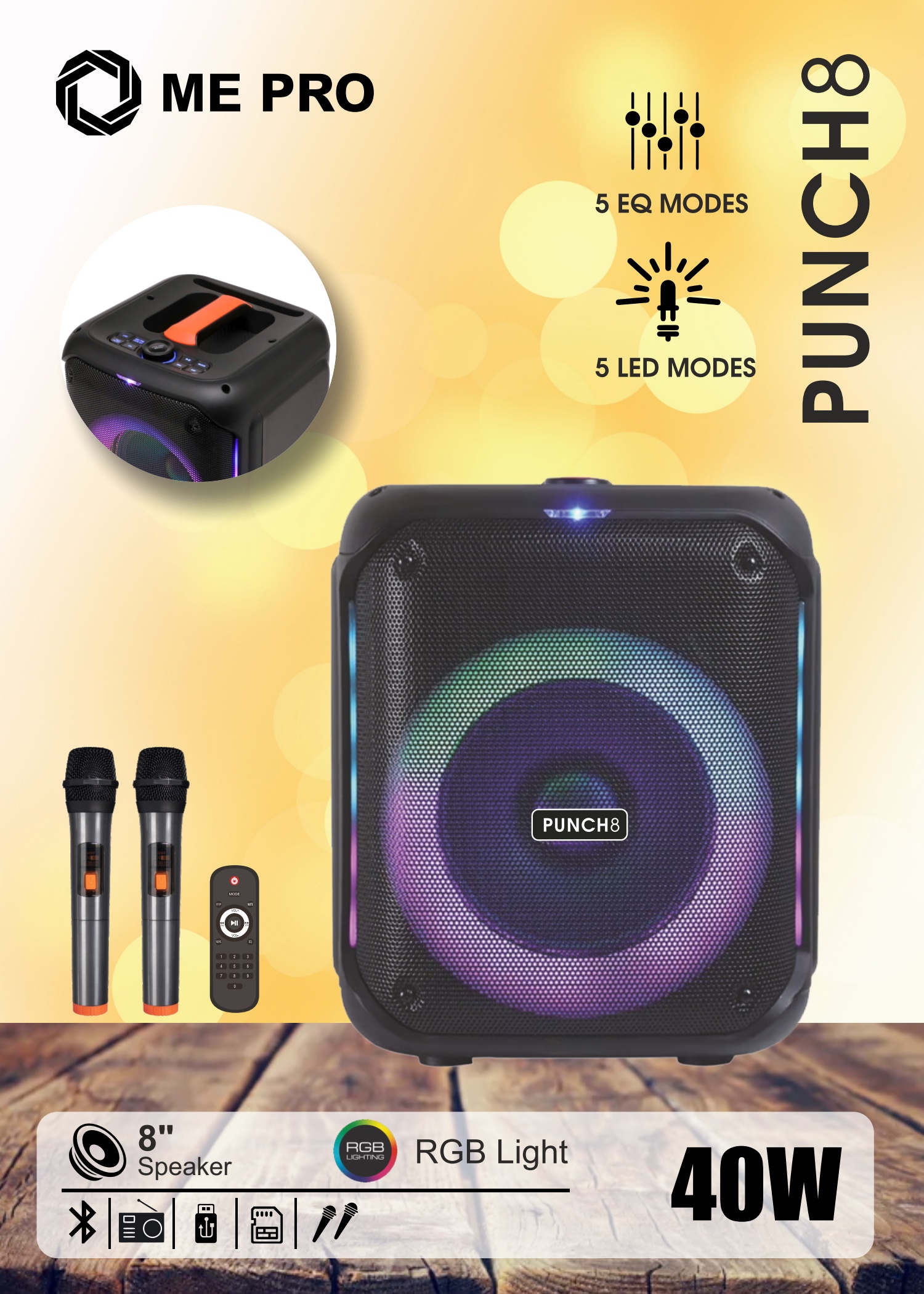 ME PRO Punch 8 Speaker