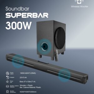 ME PRO Superbar 300W 2.1 Channel Soundbar