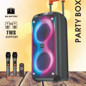 me pro party box 400 portable party speaker