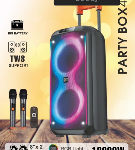 me pro party box 400 portable party speaker